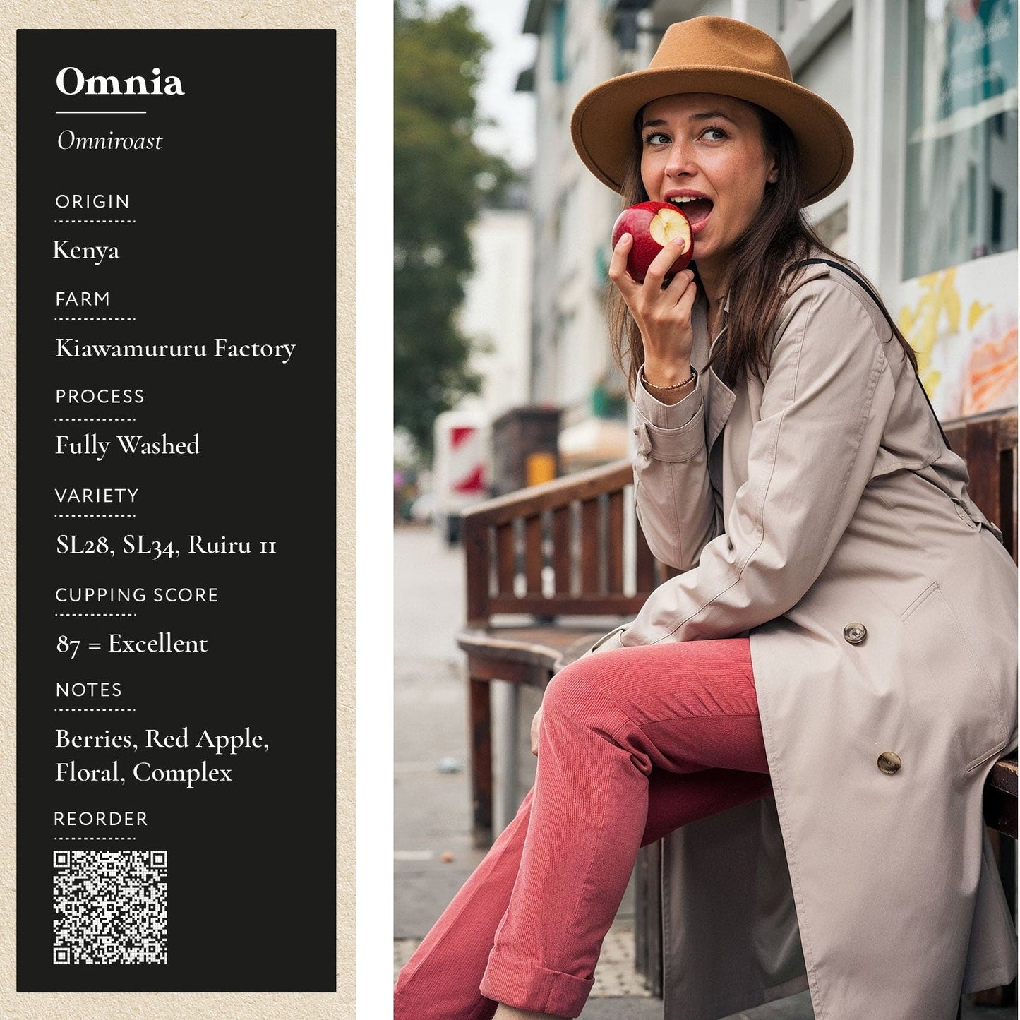 Omnia Omniroast - Kenya, Kiawamururu Factory AA