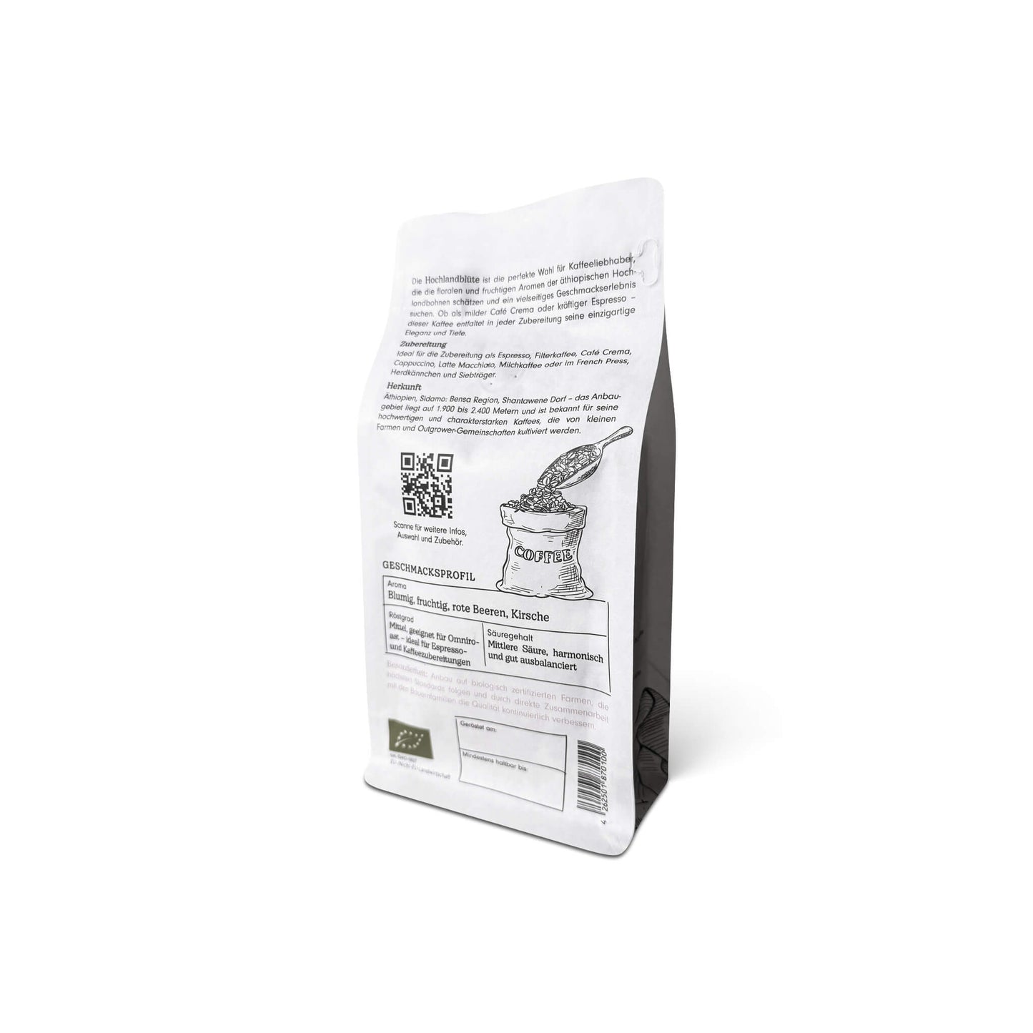 Bio Specialty Omniroast Kaffee Hochlandblüte Kaffeebohnen