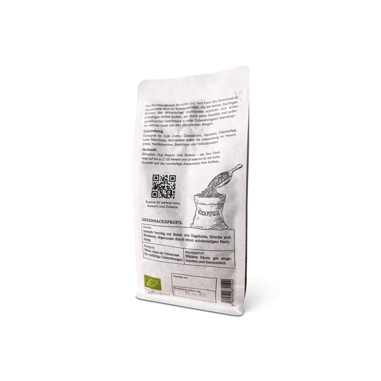 Bio Specialty Omniroast Kaffee Hochlandjuwel Kaffeebohnen