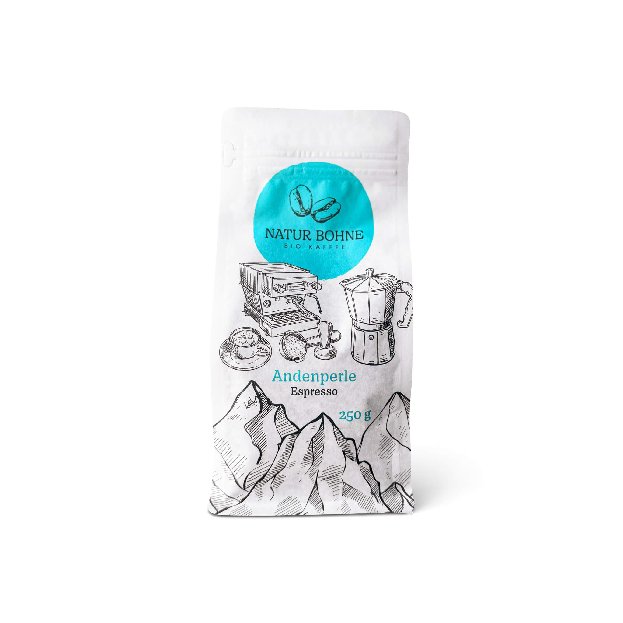 Bio Espresso Andenperle Kaffeebohnen