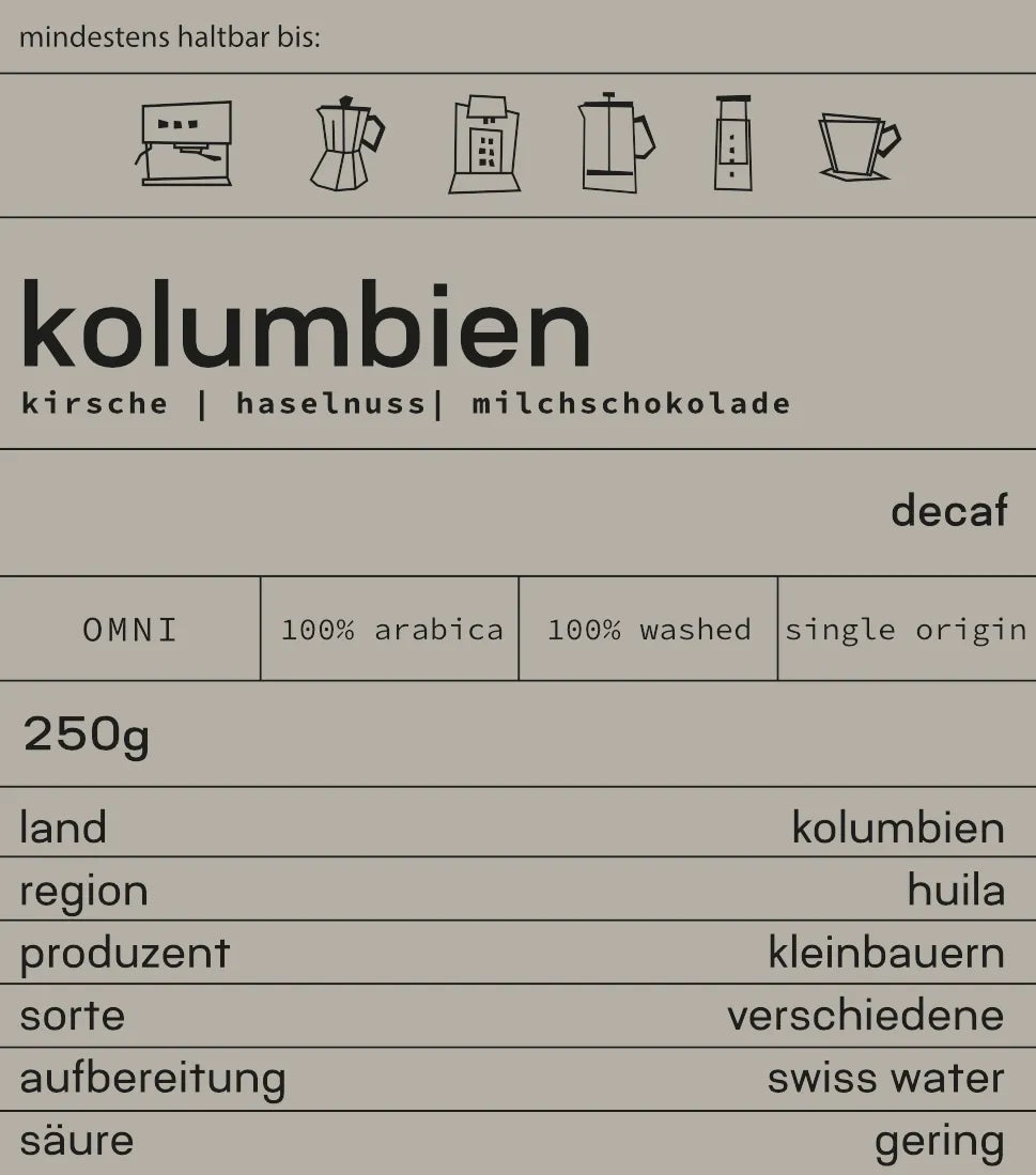 Kolumbien Decaf - Omni Roast