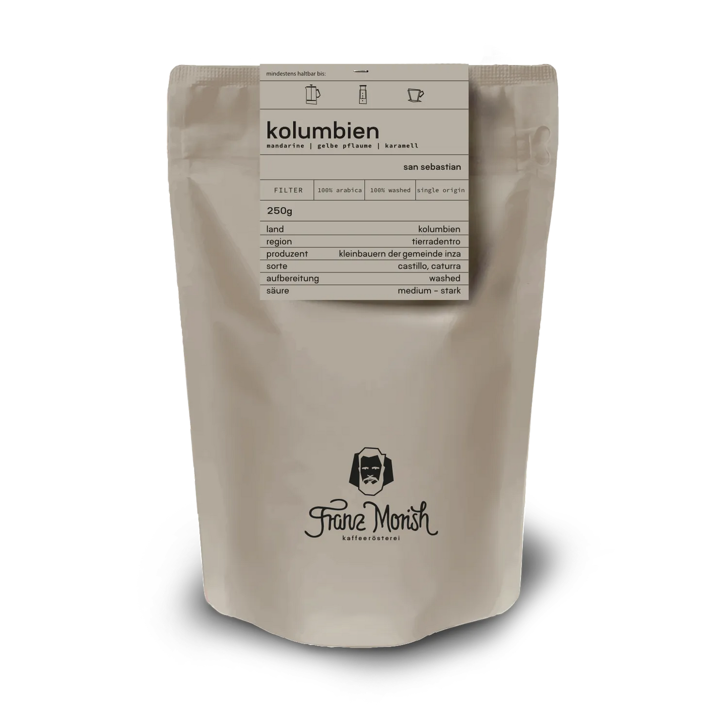 Kolumbien San Sebastian - Filterkaffee