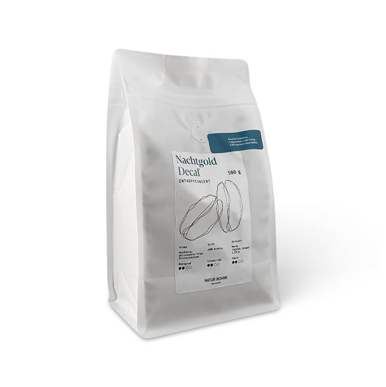 Nachtgold Decaf Bio Speciality entkoffeinierte Kaffeebohnen